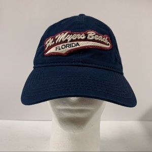 Fort Myers Beach Florida baseball cap with adjustable backing adult size